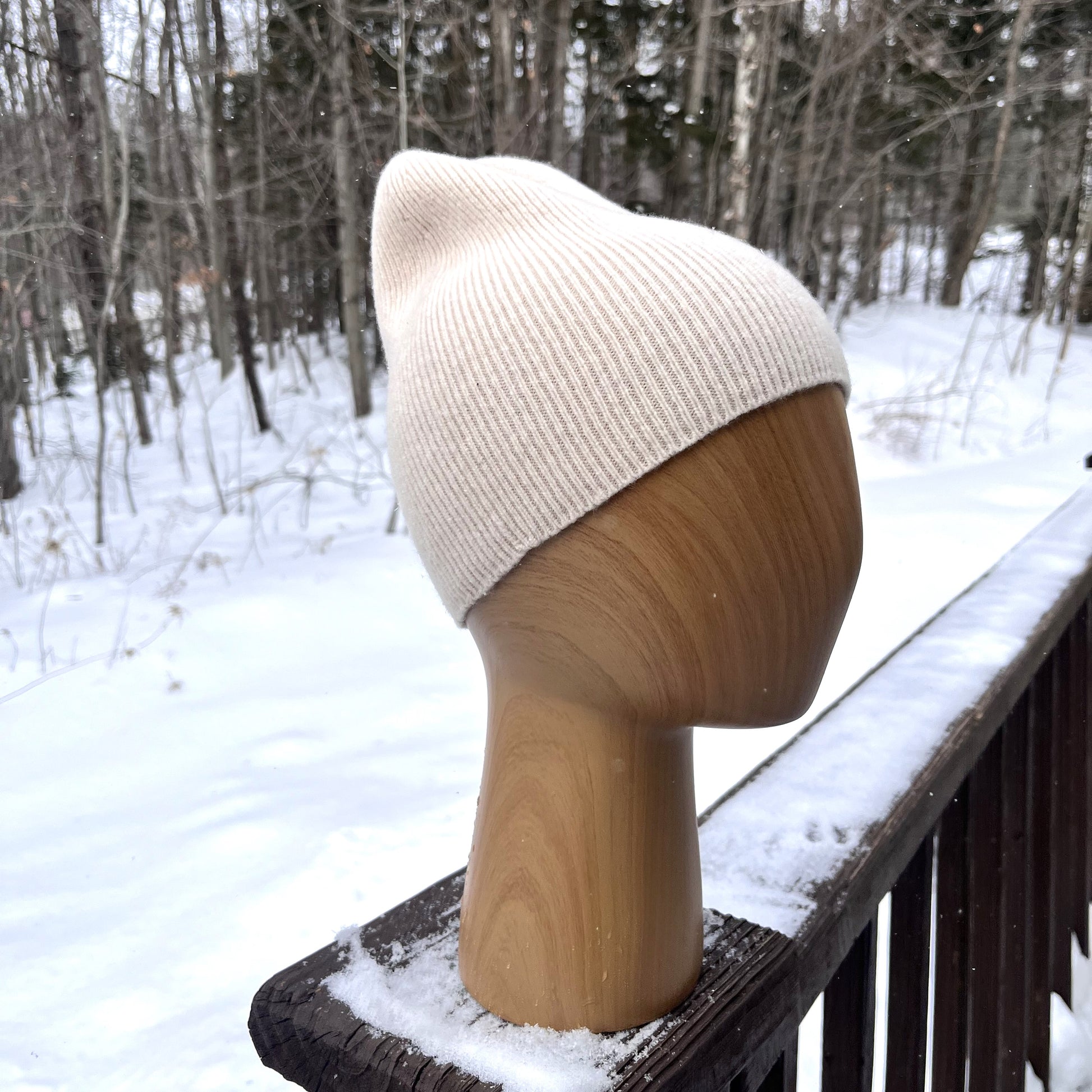 Ace All Weather Watchcap in Natural - SilentZ Knits