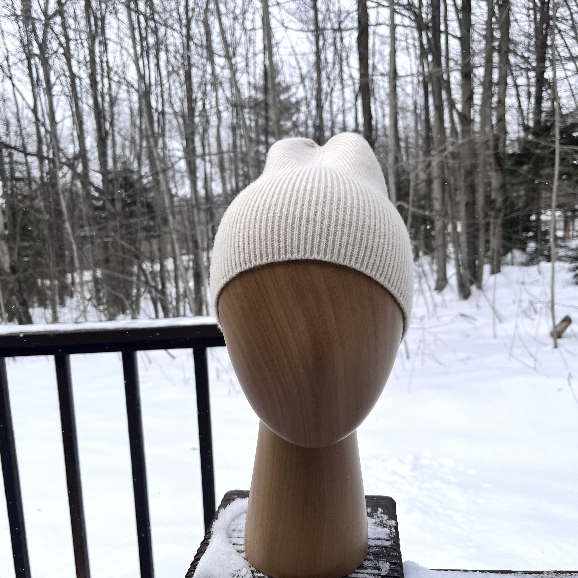 Ace All Weather Watchcap in Natural - SilentZ Knits
