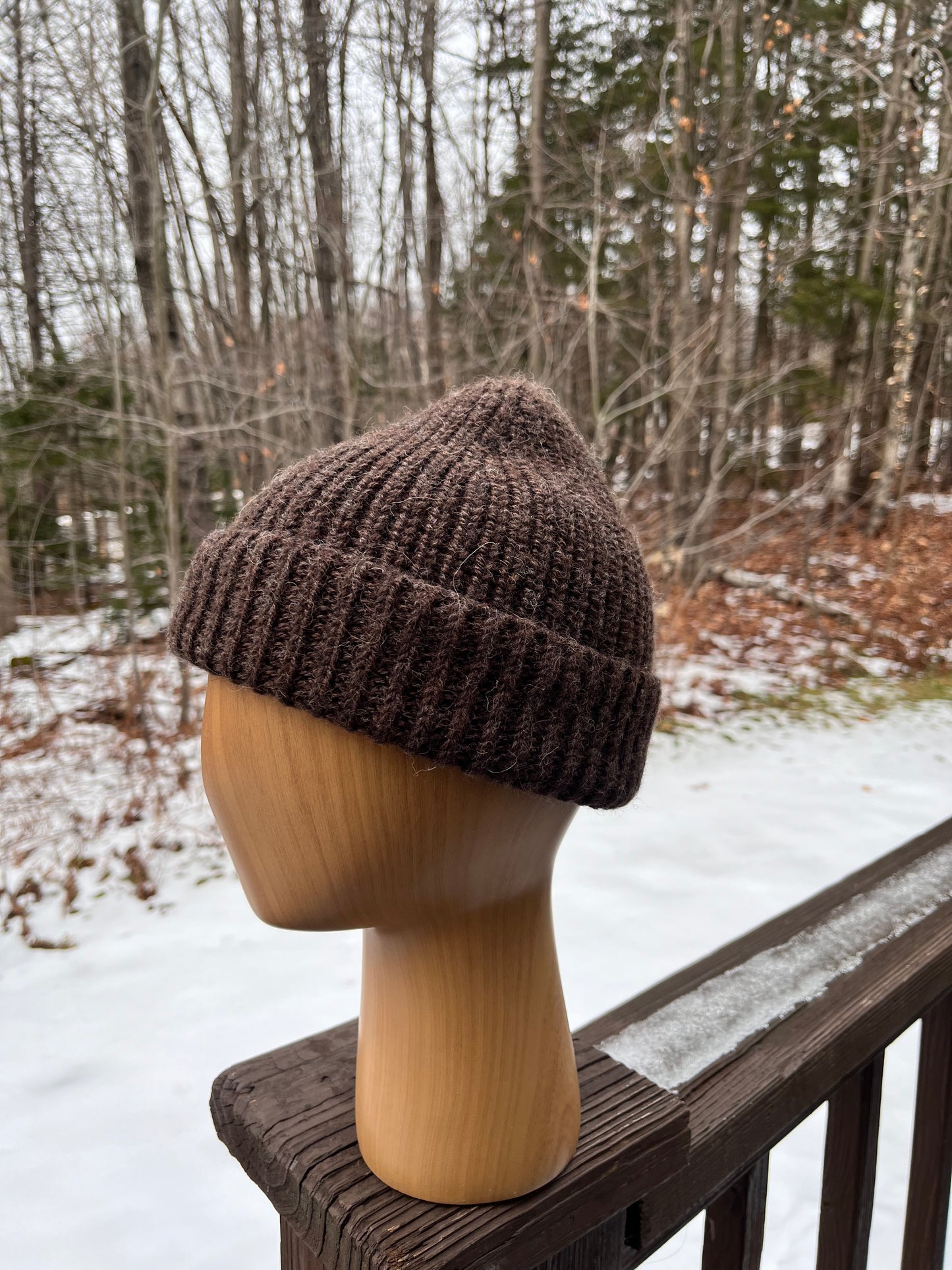 Cozy cap beanie in organic Baby alpaca wool - SilentZ Knits