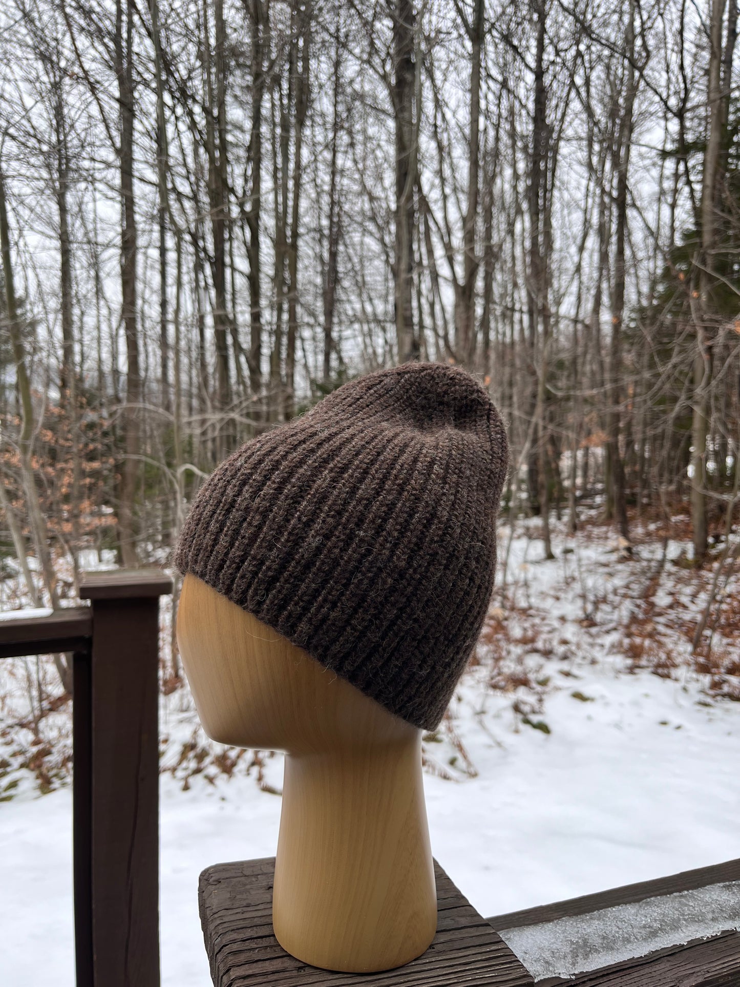 Cozy cap beanie in organic Baby alpaca wool - SilentZ Knits