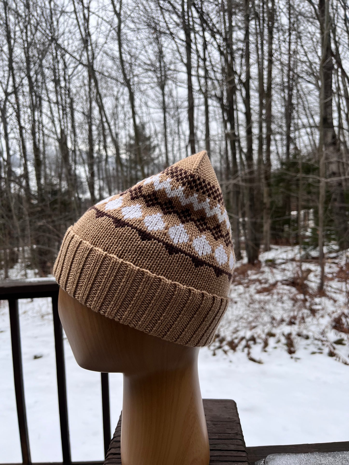 Ava Fairisle knit beanie - SilentZ Knits