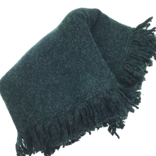 Forest scarf with fringes